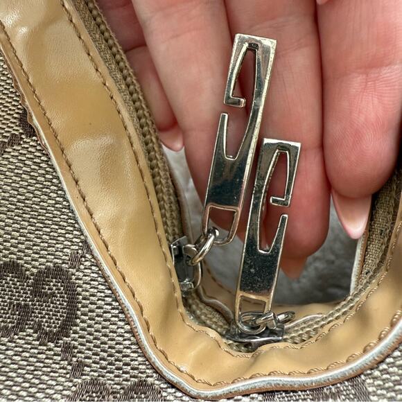 Gucci vintage GG print bag Authentic - Picture 7 of 13